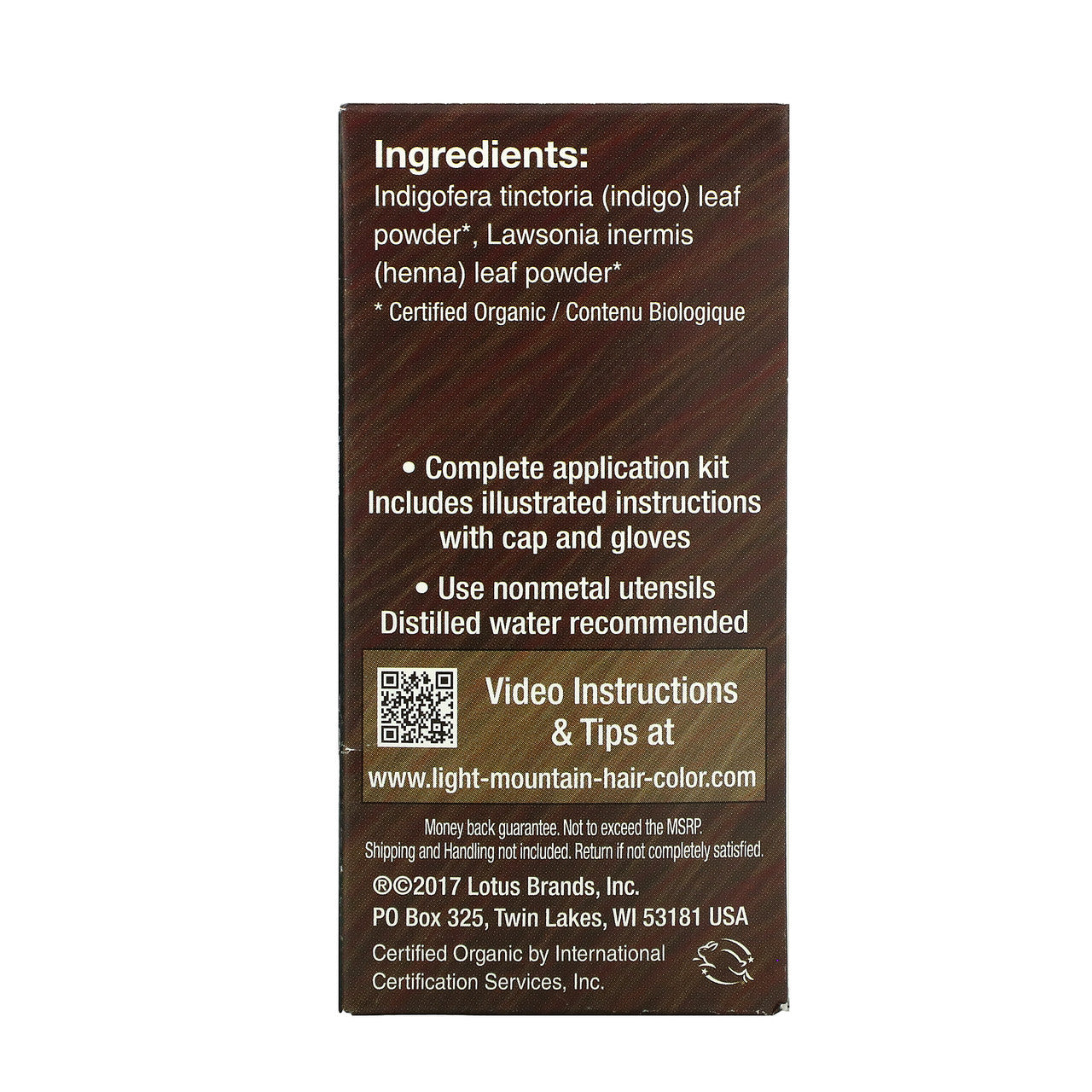 Light Mountain Henna Chestnut (1x4 Oz)